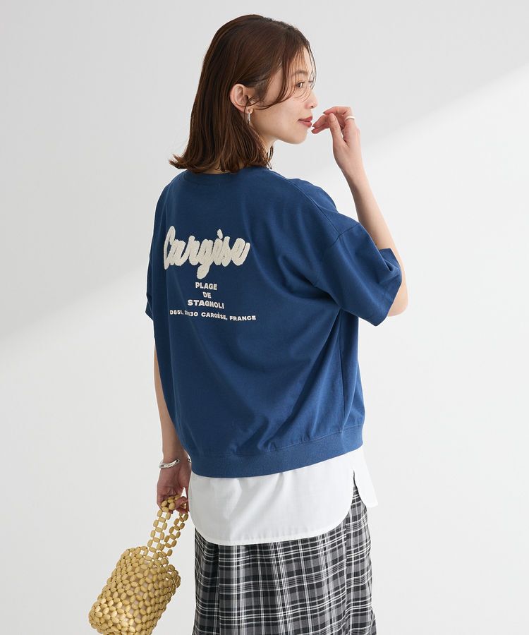 Green Parks「さがら刺繍Tシャツ」|Tシャツ・カットソー|
