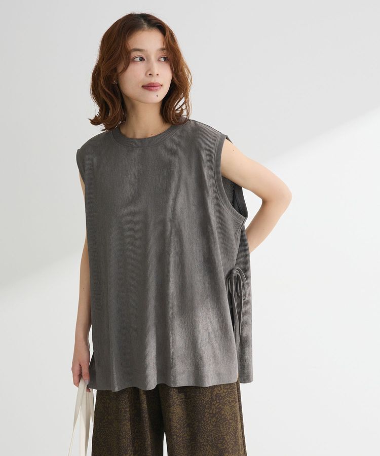 Green Parks「サイドリボンノースリーブチュニック」|チュニック|
