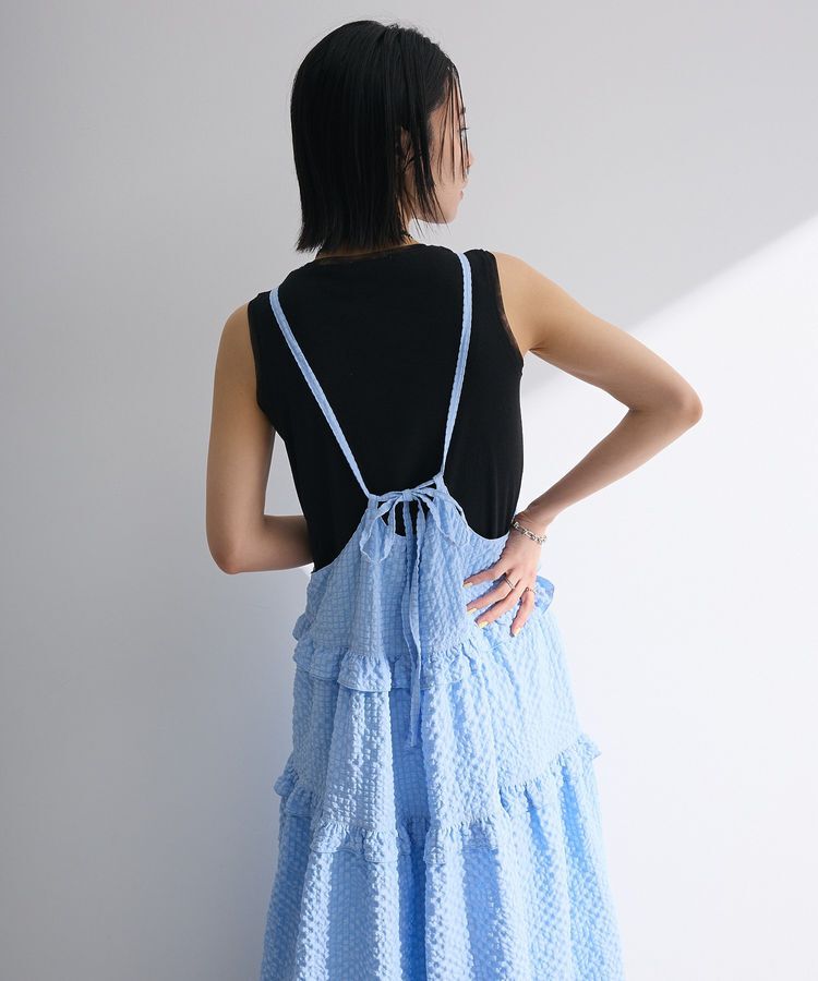 Green Parks「・Petit Fleur フリルティアードキャミワンピ」|ワンピース|