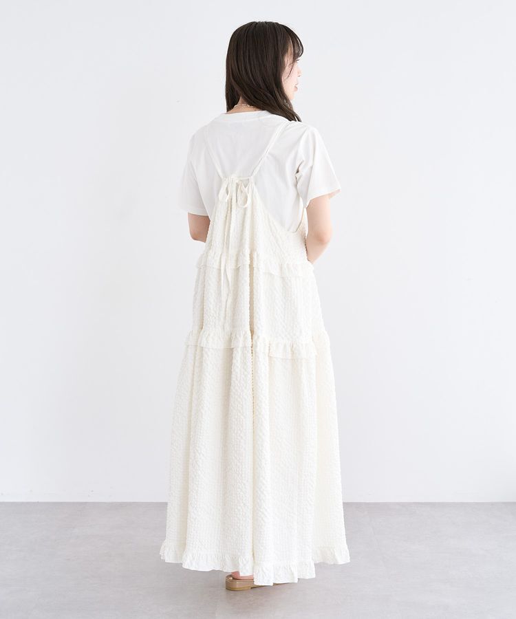 Green Parks「・Petit Fleur フリルティアードキャミワンピ」|ワンピース|