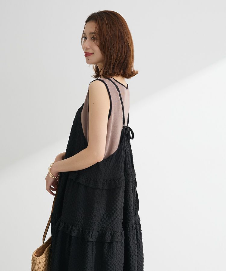 Green Parks「・Petit Fleur フリルティアードキャミワンピ」|ワンピース|