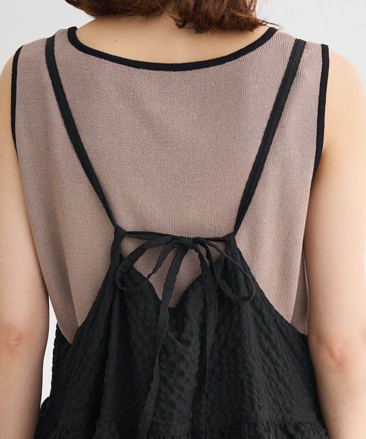 Green Parks「・Petit Fleur フリルティアードキャミワンピ」|ワンピース|