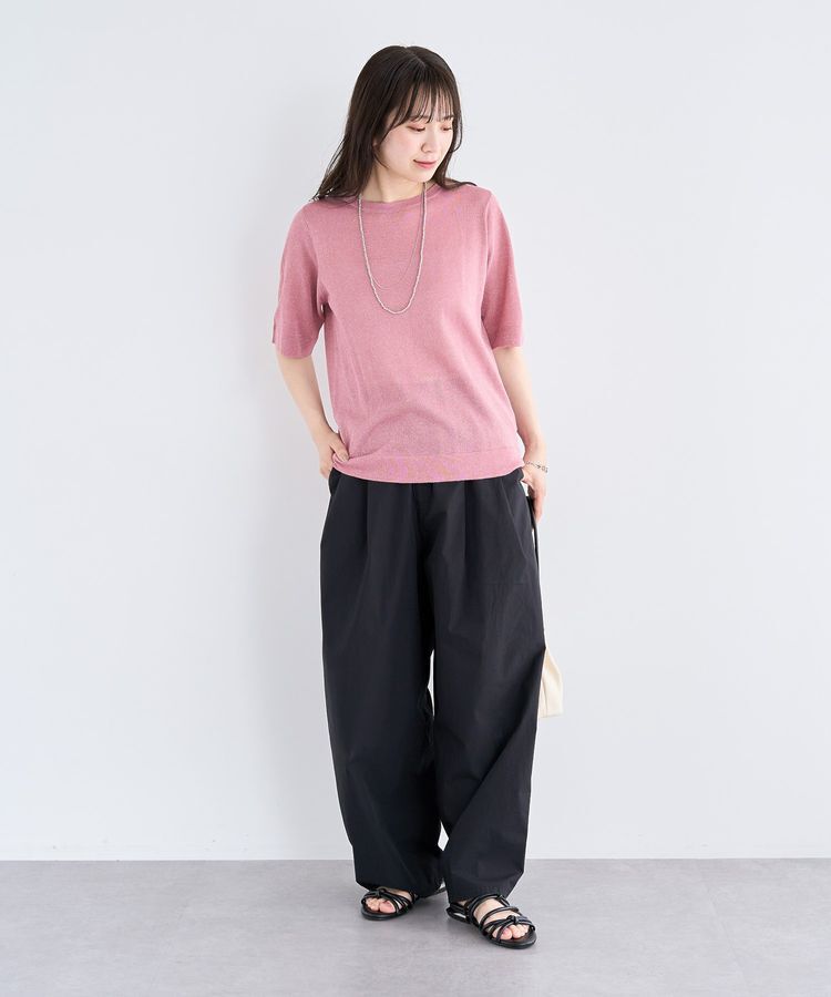 Green Parks「・Petit Fleur ラメシアーニット」|Tシャツ・カットソー|