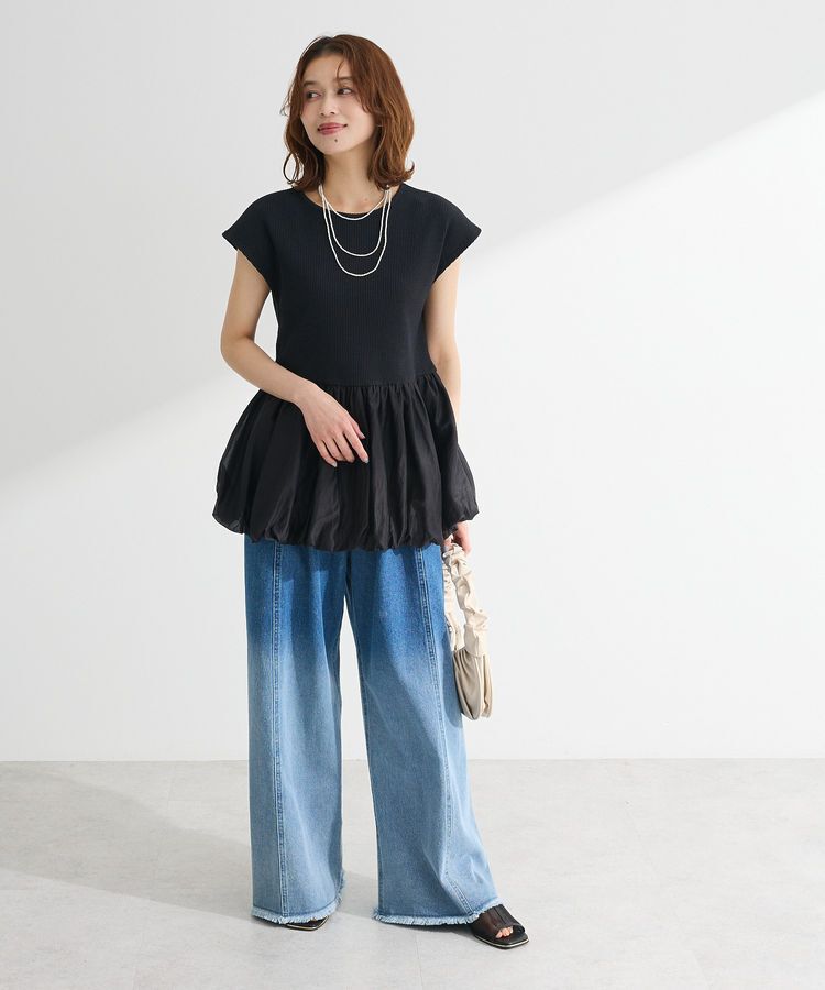 Green Parks「・ELENCARE DUE フレンチバルーントップス」|Tシャツ・カットソー|