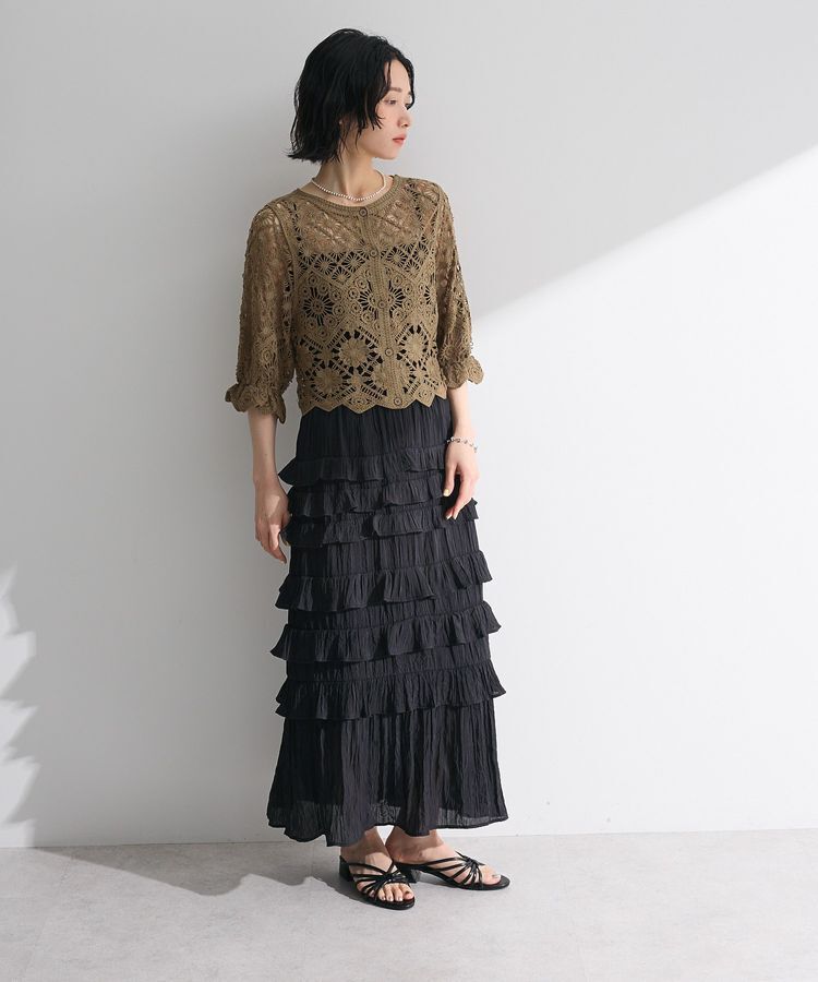 Green Parks「・SUGAR SPOON メニーフリルスカート」|スカート|