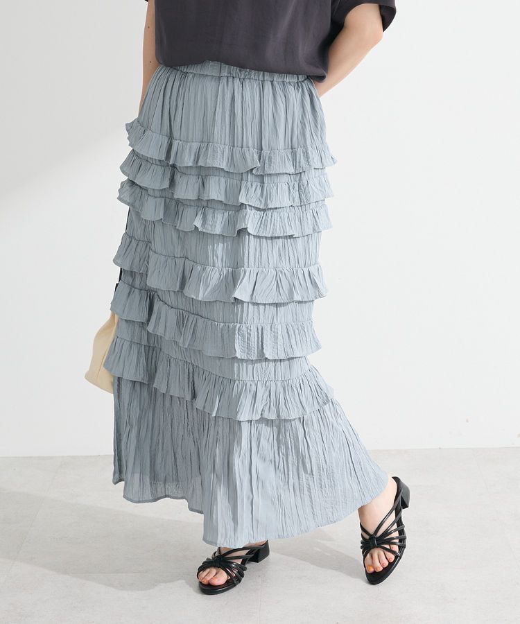 Green Parks「・SUGAR SPOON メニーフリルスカート」|スカート|Green