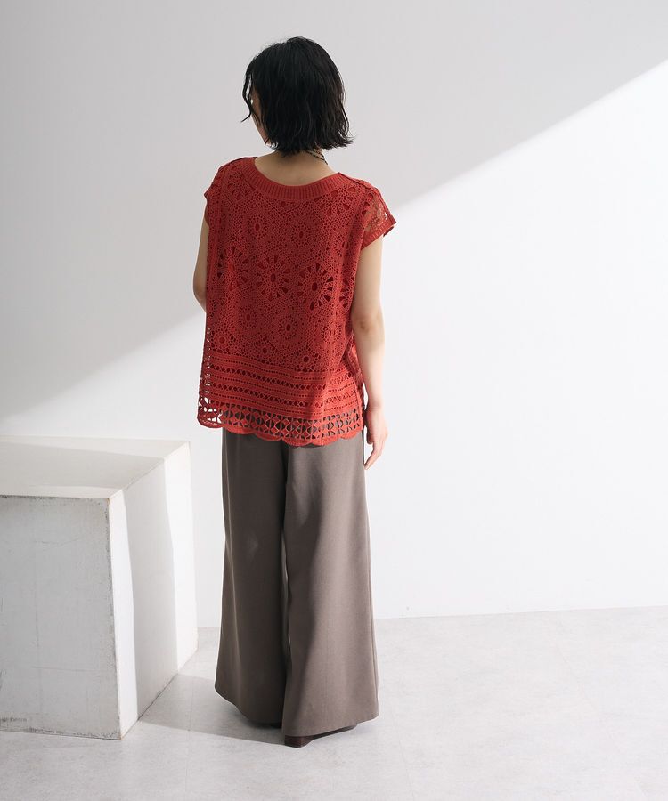 armonia「SET2点クロシェプルオーバー+タンクトップ」|Tシャツ・カットソー|