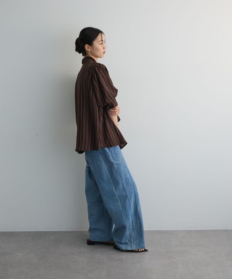 AnriettMusee「2WAYボウタイバルーンスリーブブラウス」|シャツ・ブラウス|