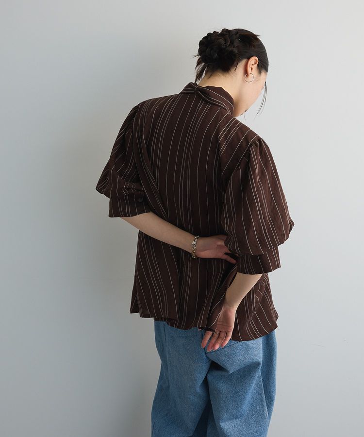 AnriettMusee「2WAYボウタイバルーンスリーブブラウス」|シャツ・ブラウス|