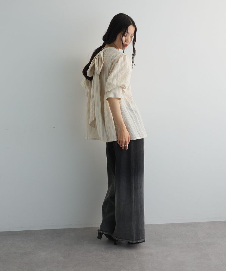 AnriettMusee「2WAYボウタイバルーンスリーブブラウス」|シャツ・ブラウス|