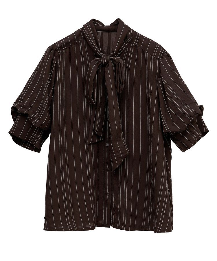 AnriettMusee「2WAYボウタイバルーンスリーブブラウス」|シャツ・ブラウス|