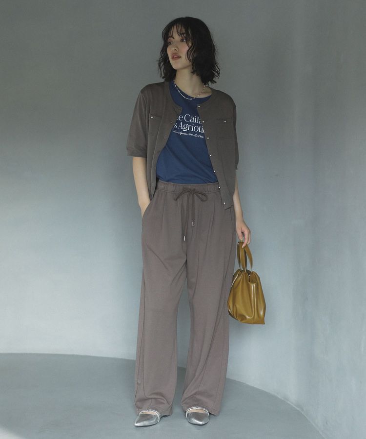 Green Parks「ノースリーブフェミニンロゴプルオーバー」|Tシャツ・カットソー|