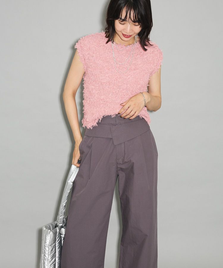 Green Parks「・swing by チュールヤーンプルオーバー」|ベスト・ジレ|