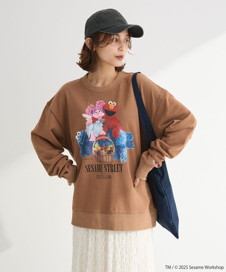 Green Parks「セサミストリートミーツフルーツオブザルーム スウェット」|スウェット・ジャージ|Brown
