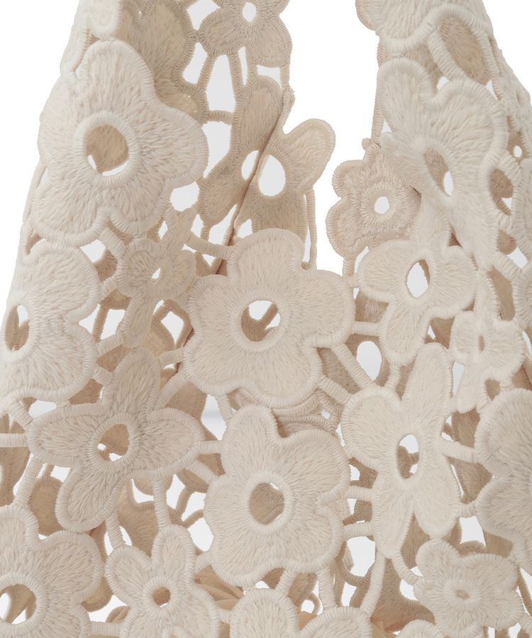 Green Parks「・cache cache フラワーレーストートバッグ」|トートバッグ|