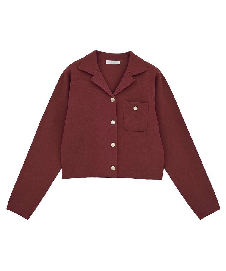 Green Parks「・swing by ニット開襟カーディガン」|カーディガン|