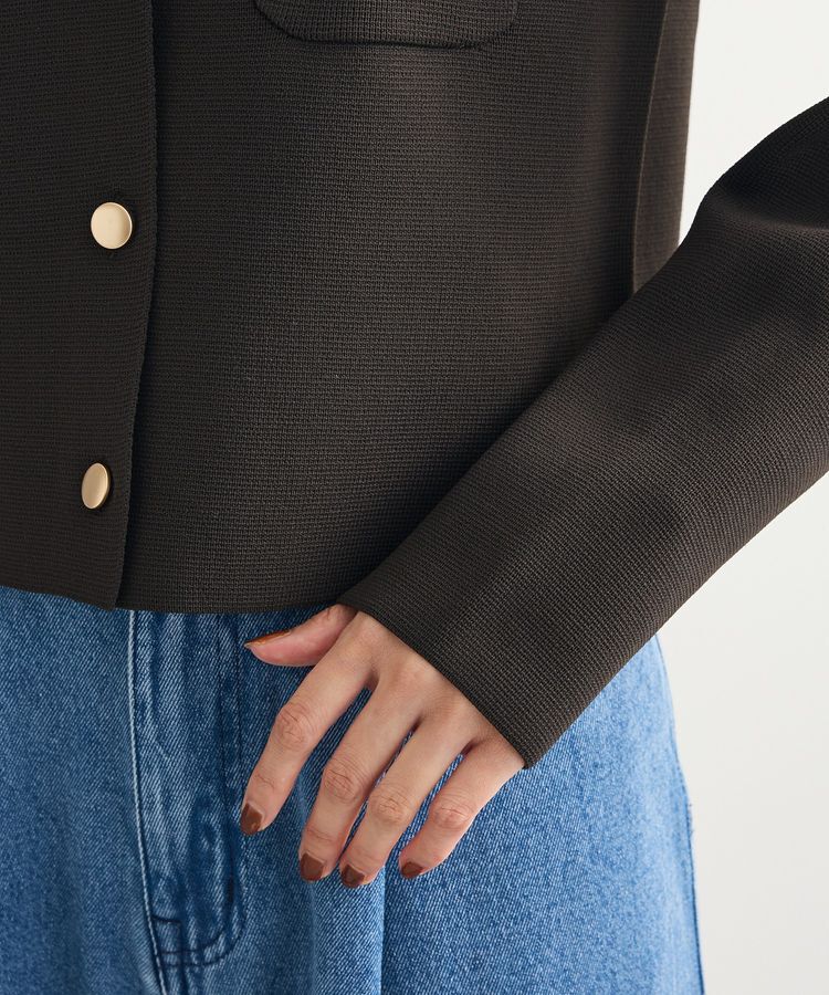 Green Parks「・swing by ニット開襟カーディガン」|カーディガン|