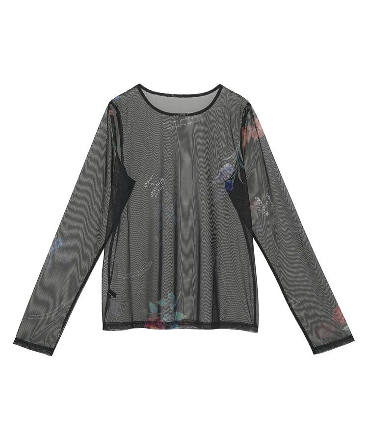 Green Parks「・SUGAR SPOON フラワーptシアーロンTEE」|Tシャツ・カットソー|