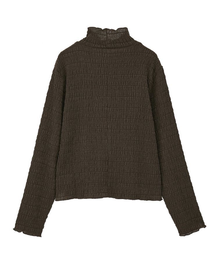 Green Parks「・Petit Fleur ジャガードハイネックロンTEE」|Tシャツ・カットソー|