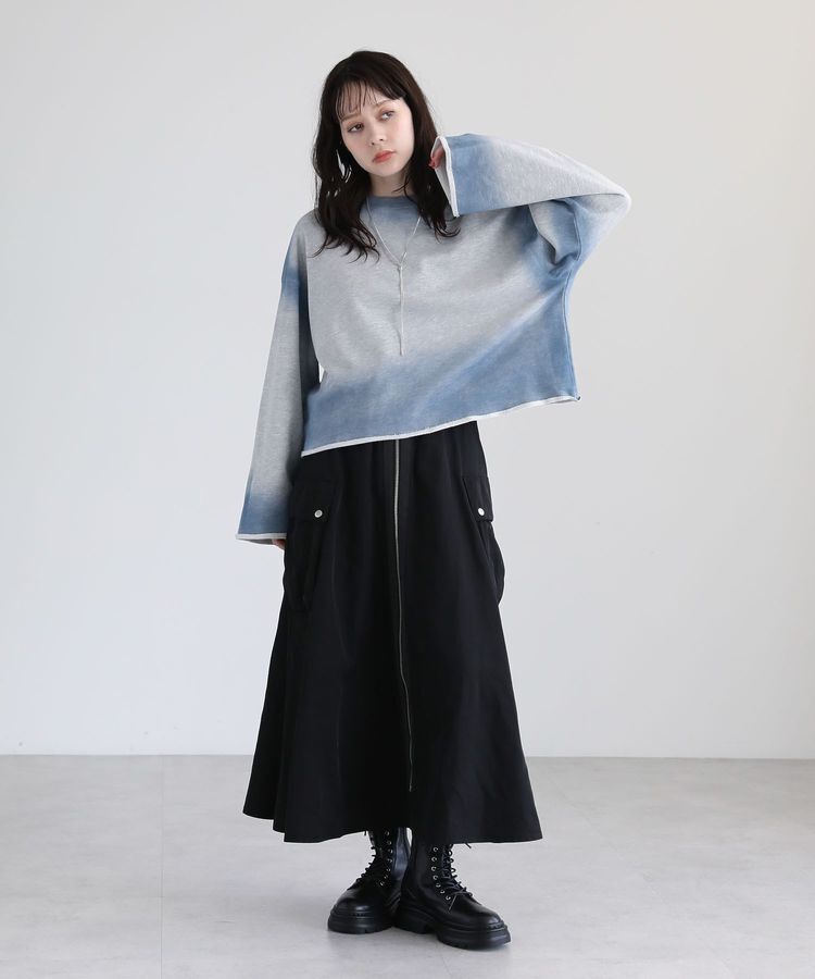 Green Parks「・SUGAR SPOON ミリタリーフレアスカート」|フレア|