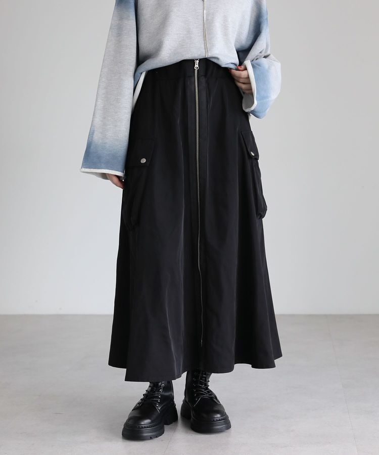 Green Parks「・SUGAR SPOON ミリタリーフレアスカート」|フレア|