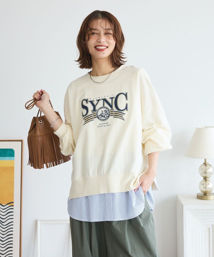 Green Parks「アソートカレッジロゴ裏毛プルオーバー」|スウェット・ジャージ|