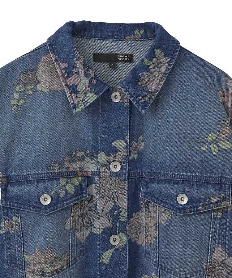 Green Parks「・SUGAR SPOON フラワーptオーバーGジャン」|テーラードジャケット|