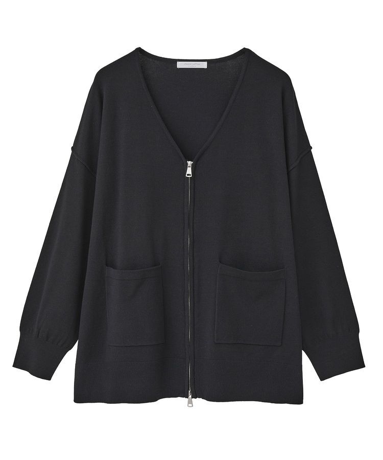 Green Parks「アンチピリングゆるzipカーディガン」|カーディガン|