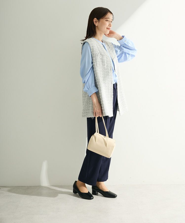 Green Parks「O.ツィードペプラムベスト」|ベスト・ジレ|