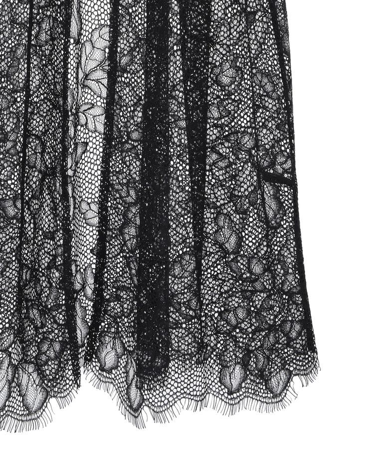 YECCA VECCA「リーフ柄レースキャミワンピース」|ワンピース|