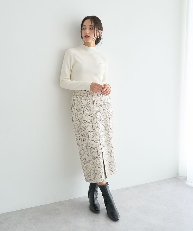 YECCA VECCA「ハイネックリブニット」|ニット・セーター|