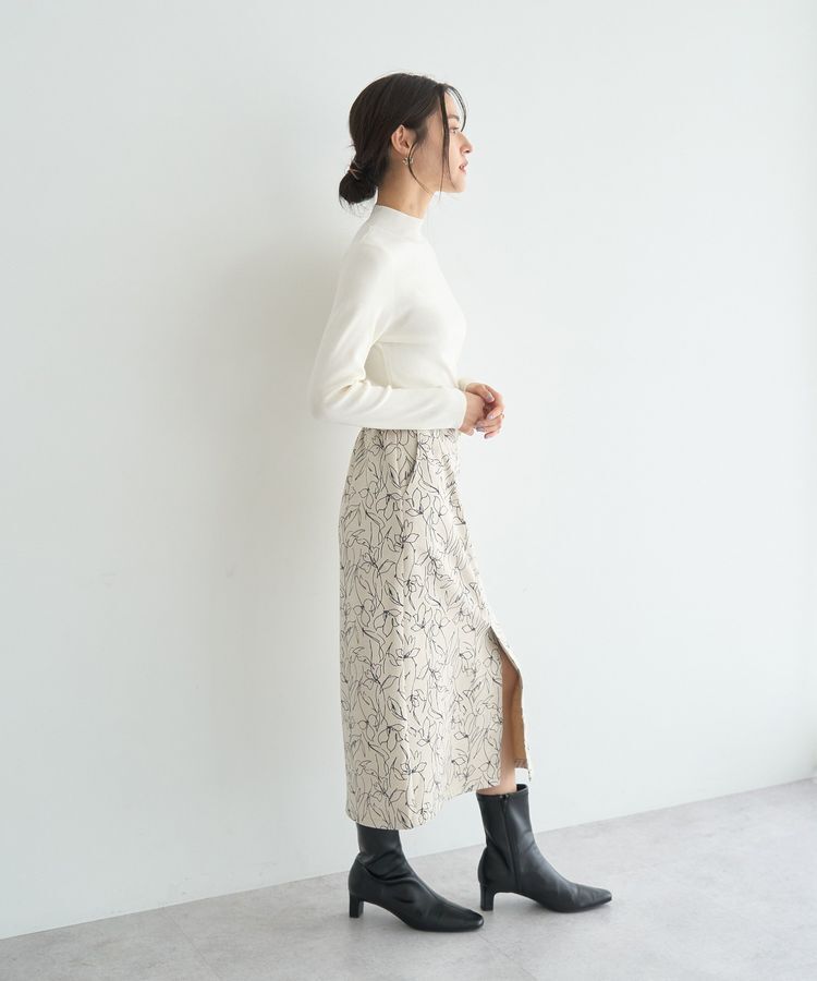 YECCA VECCA「ハイネックリブニット」|ニット・セーター|