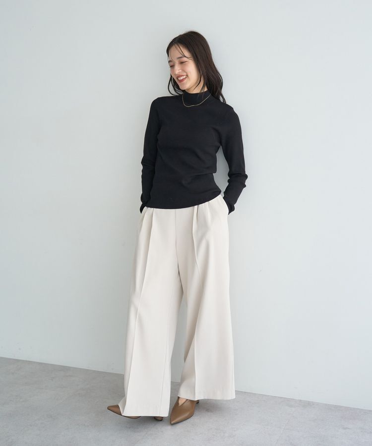 YECCA VECCA「ハイネックリブニット」|ニット・セーター|