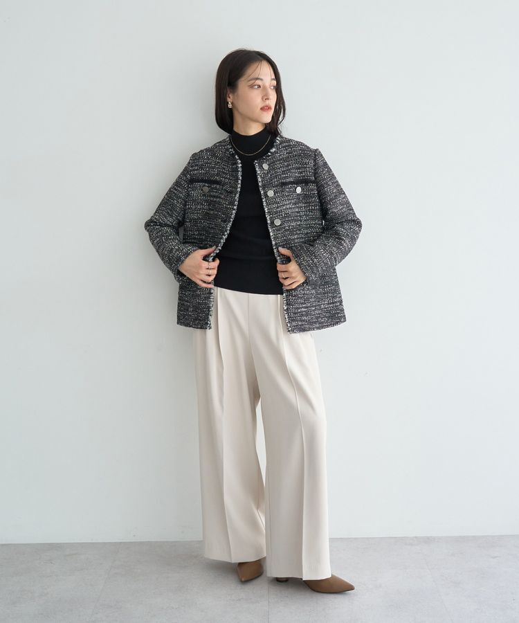 YECCA VECCA「ハイネックリブニット」|ニット・セーター|