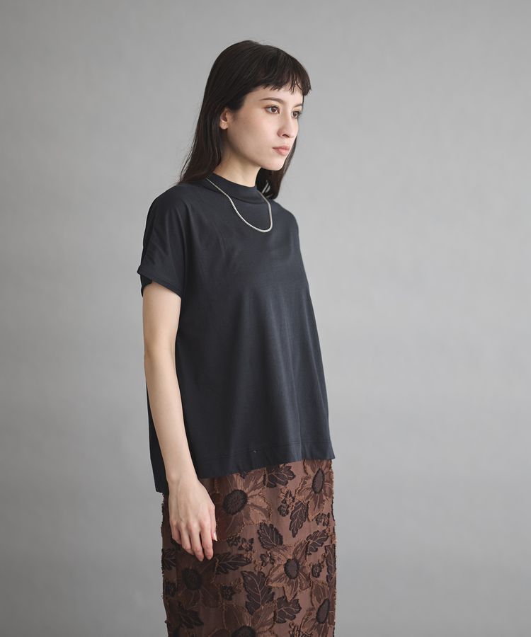 GARAGE OF GOOD CLOTHING「モックネックフレンチプルオーバー」|Tシャツ・カットソー|Black