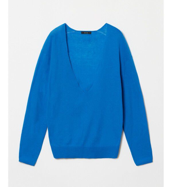 allureville「ディープV ネックレイヤードプルオーバー」|ニット・セーター|