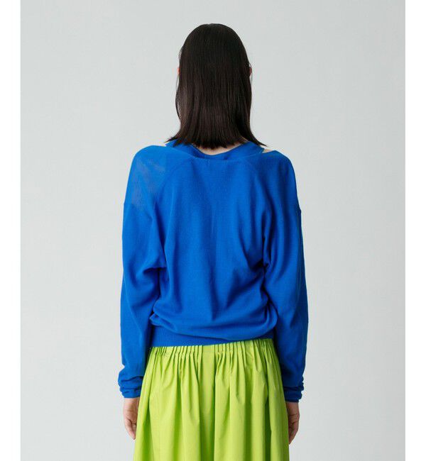 allureville「ディープV ネックレイヤードプルオーバー」|ニット・セーター|