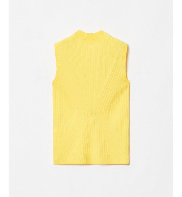 LOULOU WILLOUGHBY「【LOULOU WILLOUGHBY】リブキリカエモックネックプルオーバー」|ニット・セーター|