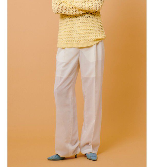 allureville「ボイルシアーセンタープレスパンツ」|その他|