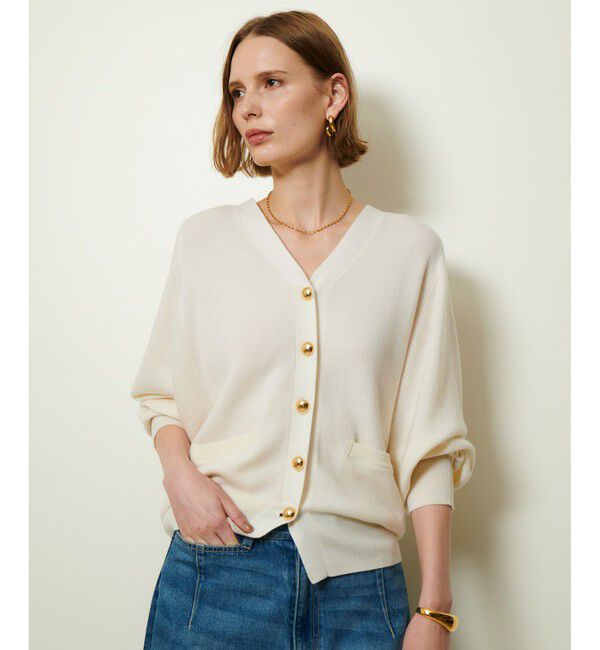 allureville「ウールスムースカーディガン」|カーディガン|