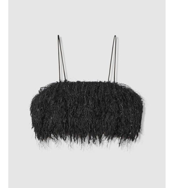 allureville「フェザービスチェ」|シャツ・ブラウス|ブラック