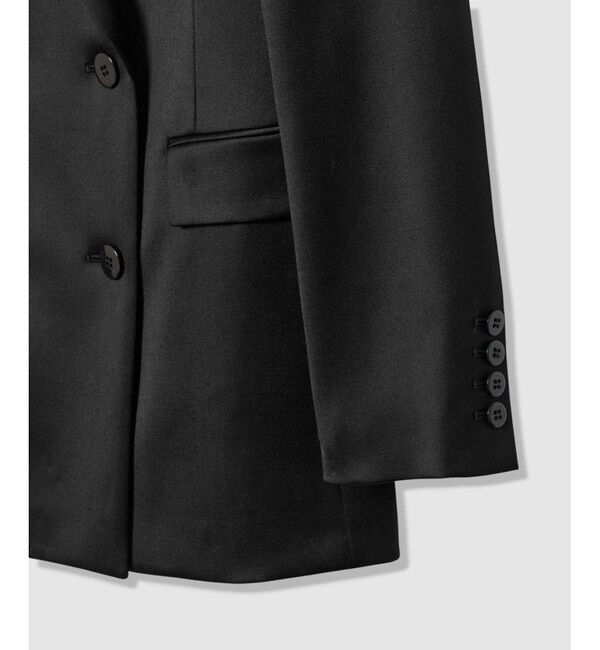 allureville「バックタックダブルブレストジャケット」|テーラードジャケット|