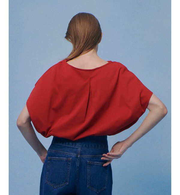 LOULOU WILLOUGHBY「【LOULOU WILLOUGHBY】ケープデコルテトップス」|Tシャツ・カットソー|