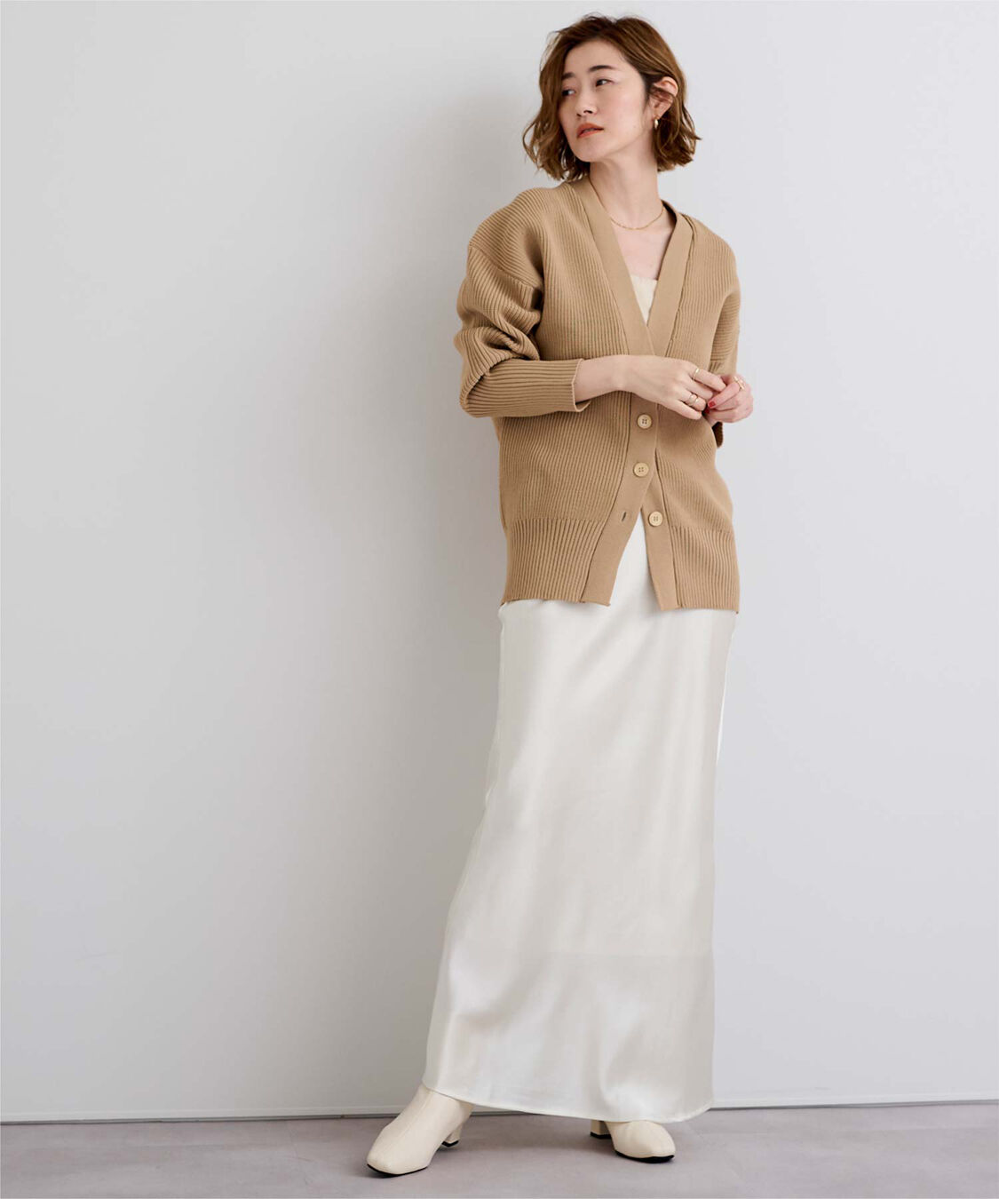 ur's「4.5cmスクエアトゥブーツ」|ショートブーツ|