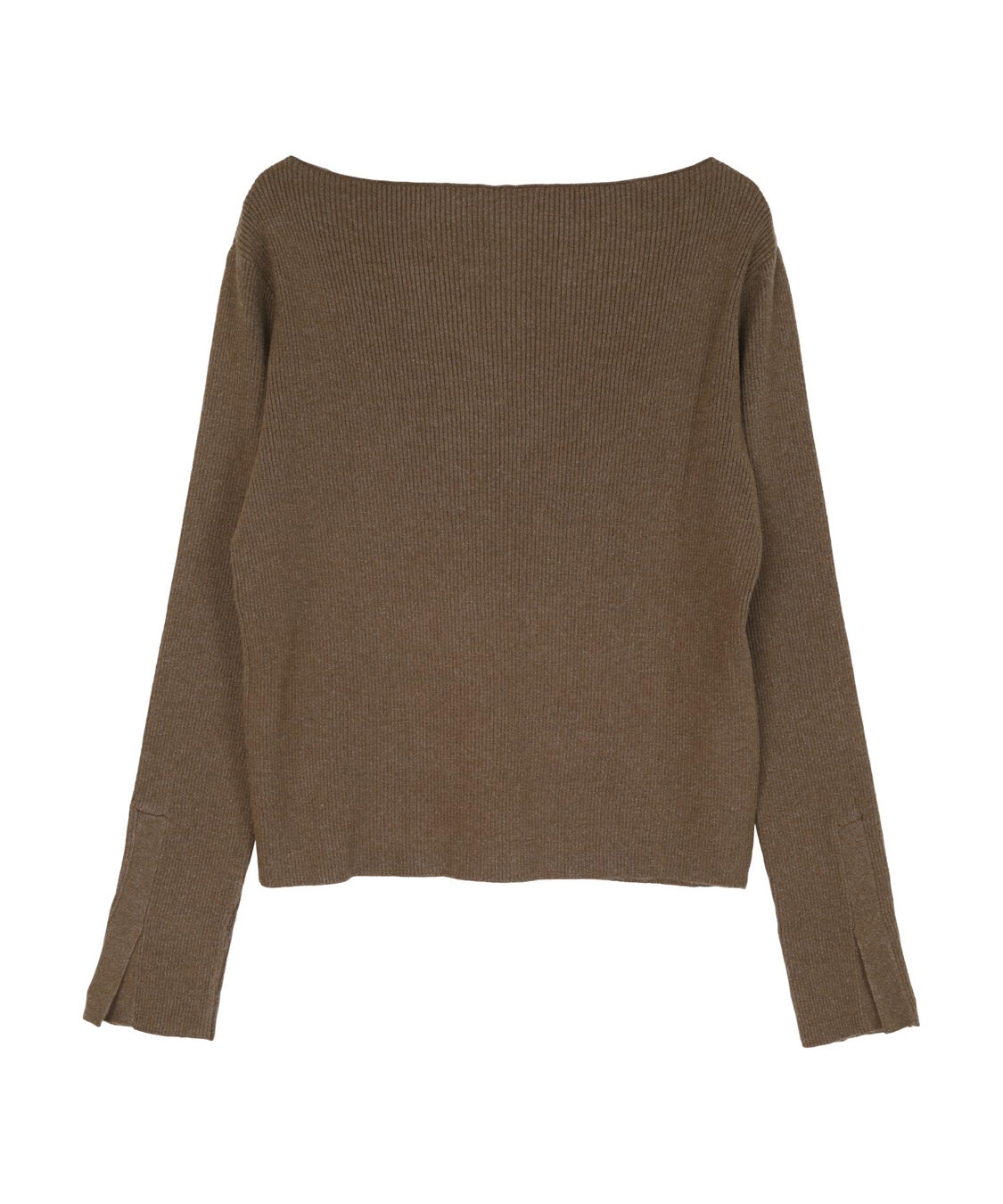 ur's「ボートネックスリットスリーブリブニット」|ニット・セーター|