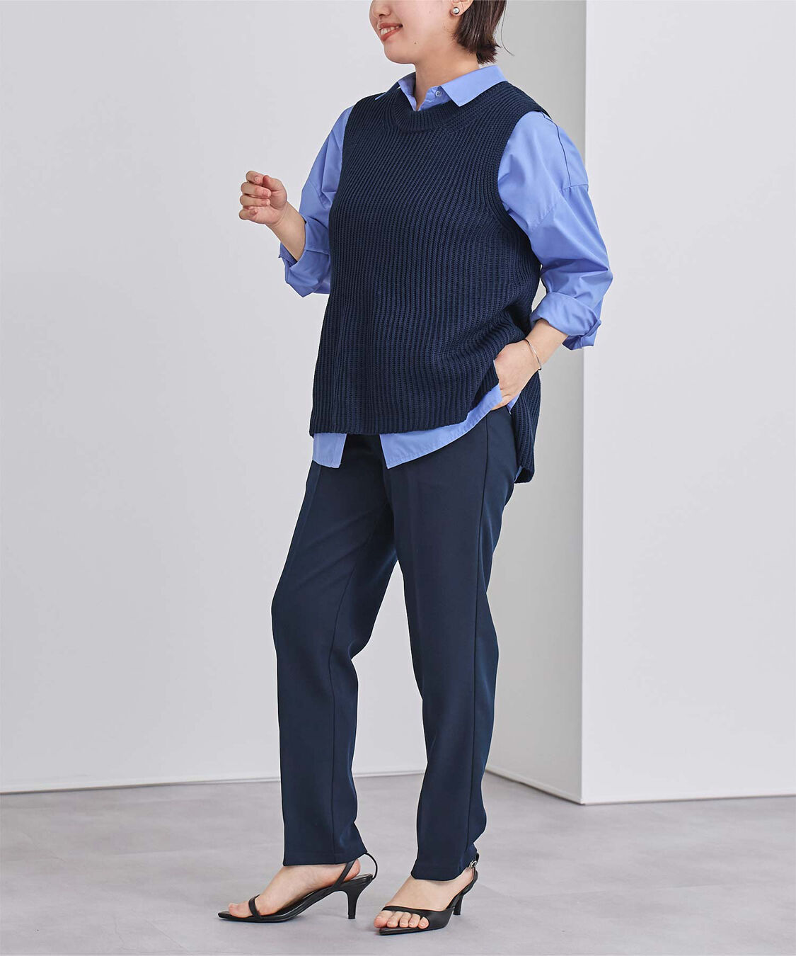 ur's「ローゲージニットベスト」|ニット・セーター|