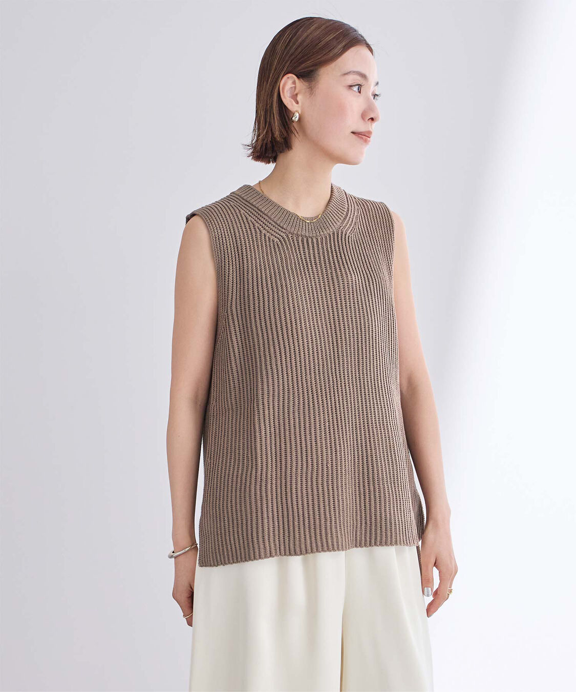 ur's「ローゲージニットベスト」|ニット・セーター|