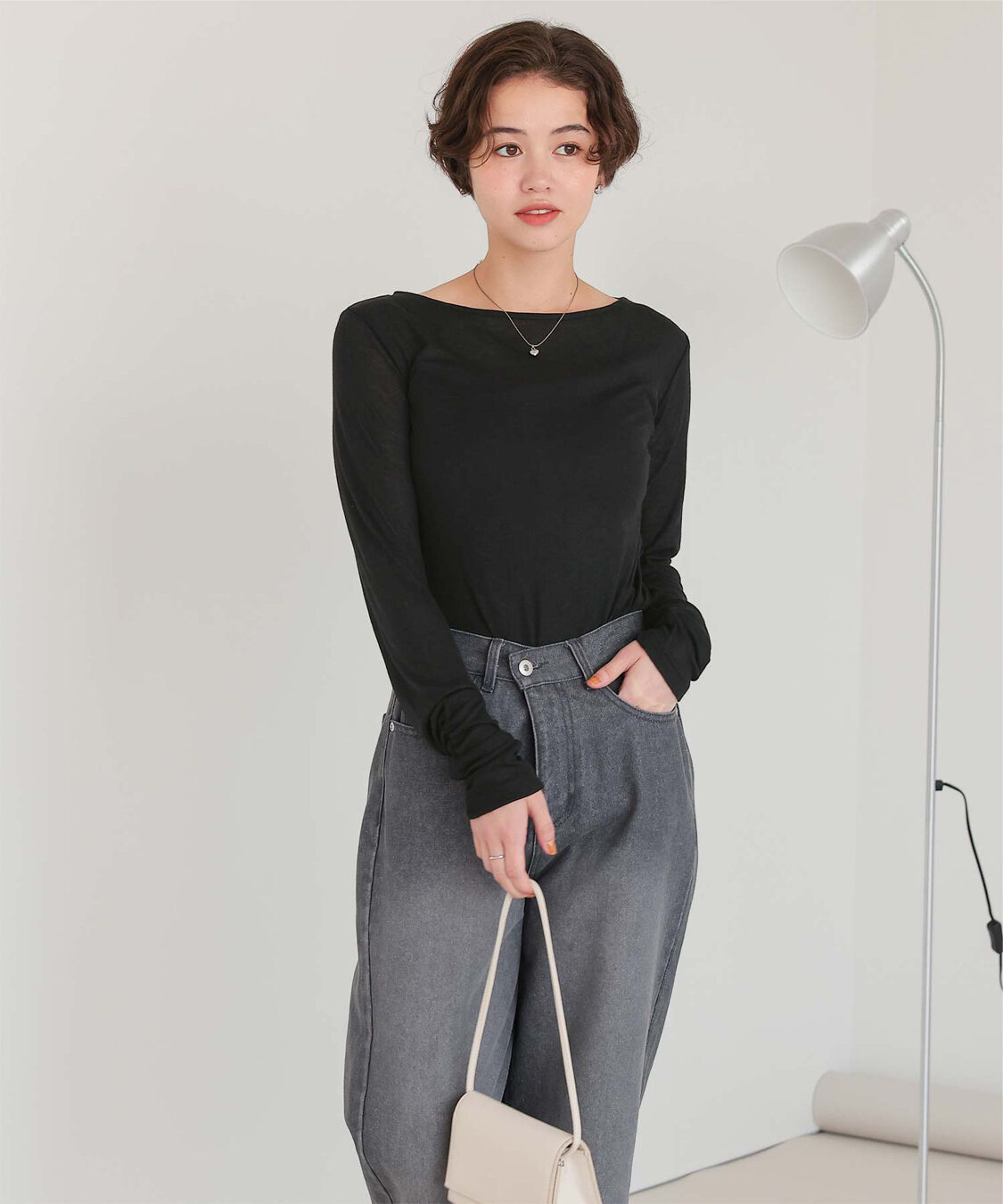 titivate「着心地抜群シアーボートネックトップス」|Tシャツ・カットソー|