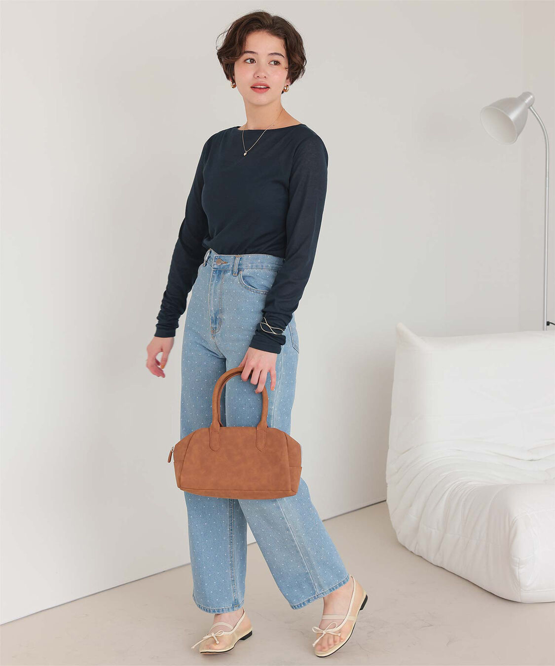 titivate「着心地抜群シアーボートネックトップス」|Tシャツ・カットソー|