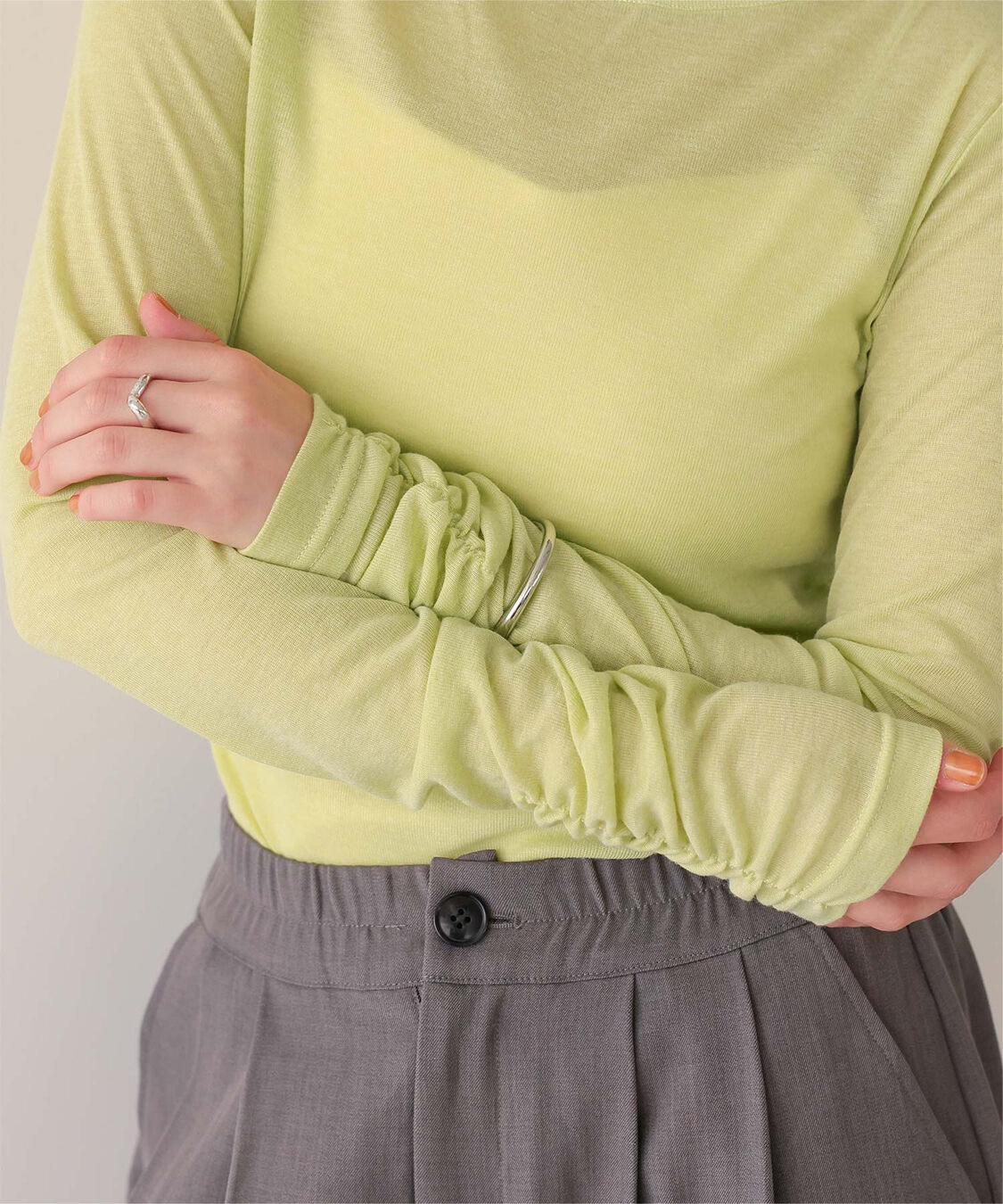 titivate「着心地抜群シアーボートネックトップス」|Tシャツ・カットソー|